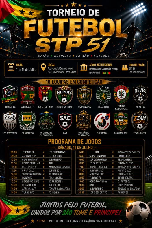 TORNEIO DE FUTEBOL STP 51: A NOSSA COMUNIDADE EM CAMPO